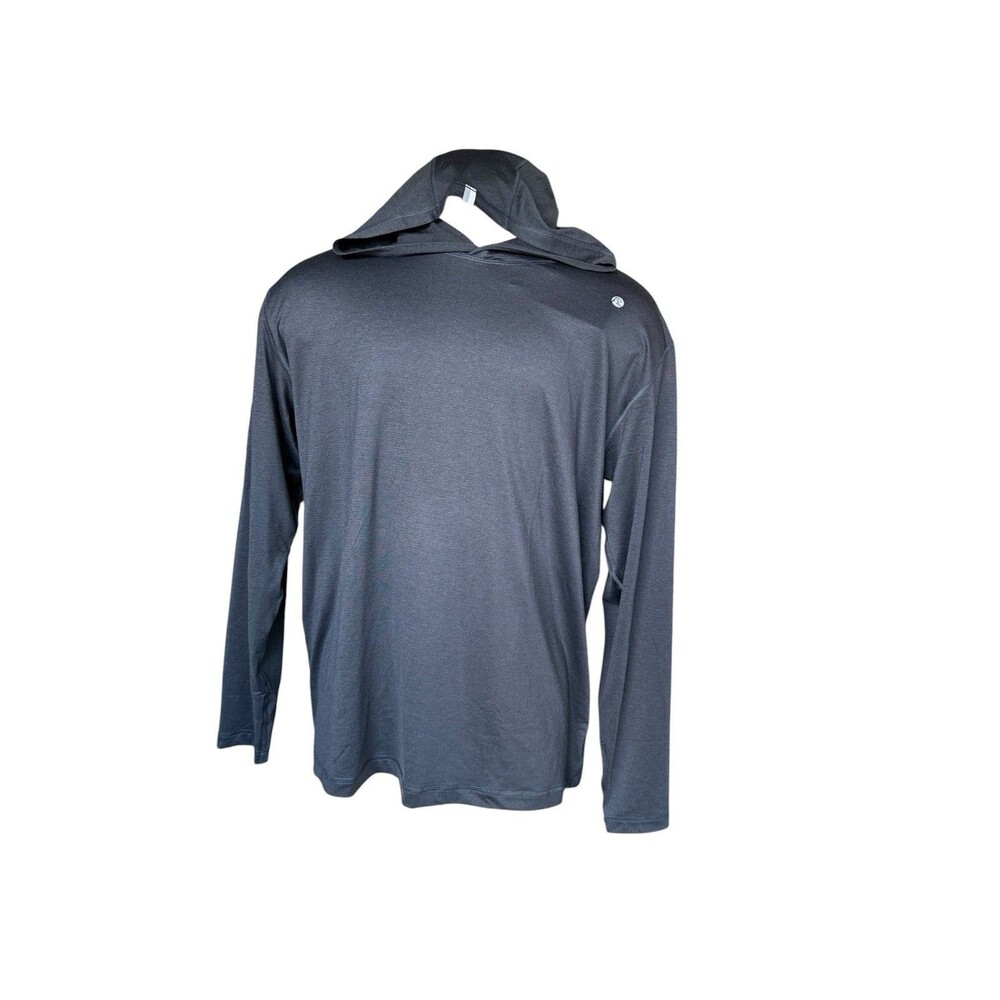 NWT Rhoback Blitz Tech Hoodie Long sleeve Shirt Black Men's XL Golf Logo